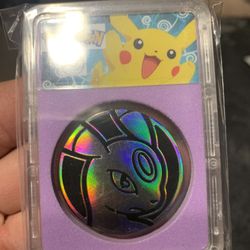 Pokemon Encapsulate Holo Foil Coin New