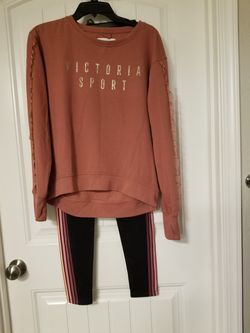 2pc Victoria Sport XS Sweatshirt & Small Knockout Tight