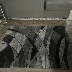 Black And Gray Area Rug 