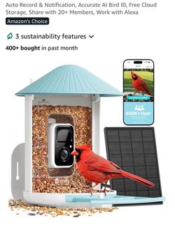 Smart bird feeder