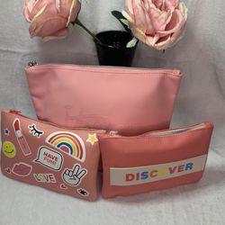 3 BRAND NEW MAKEUP BAGS!!!