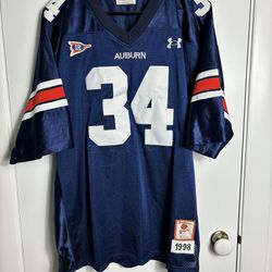 Vintage Bo Jackson NCAA Auburn Tigers 1998 Gridiron Greats Size 54 Stitched