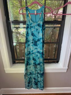 No boundaries teal dress