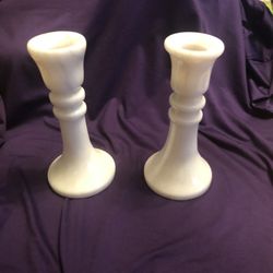 Marble Candle Holders 