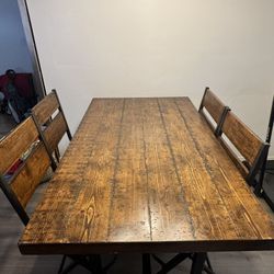 Wooden Table Set