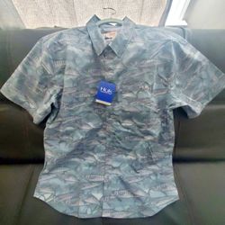 Brand New Huk Men's Fishing Shirt