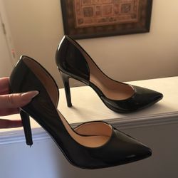 Black Heels W Open Inner Part 