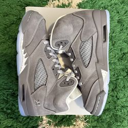 Jordan 5 Retro Wolf Grey (2026) (GS) Size 6.5Y