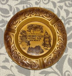 Vintage Carlsbad Caverns National Park New Mexico Ashtray 