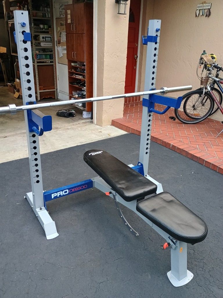 Weight Bench and Bar