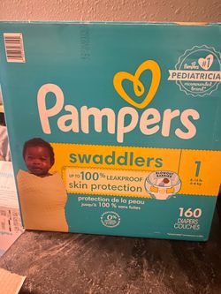 Pampers Swaddlers Size 1 160 Diapers