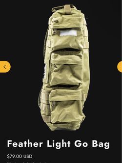 Tactical Feather light Go Bag