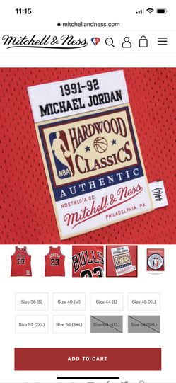 Authentic Michael Jordan Chicago Bulls 1991-92 Jersey