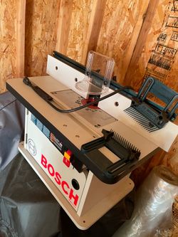 Bosch Router Table RA1171 + DeWalt DW618 Router Combo – Like New