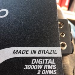 3000 watts  Rms  Tinpano Monoblock  