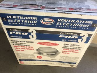 Master Flow power roof ventilador