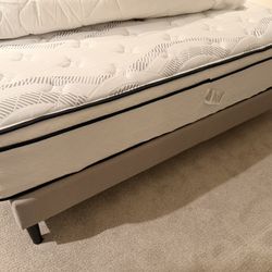 King Size Bed Frame And Mattress (Can Be Sold Separately)