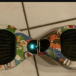 Cartoon Hoverheart Hoverboard With Bluetooth, Speakers and Lights. Two Wheel Self balancing Electric with Rechargeable Electrical Cord,  Model: HA-L64