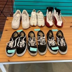 Lot of Size 11 Mens Shoes Nike, Vans