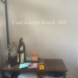 Coat hanger/bench Rack 