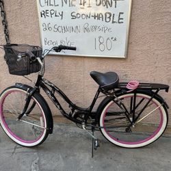 Beach Schwinn Riverside Bike 26”