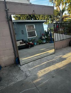 Large Wall Mirror with Gold Frame 60x60