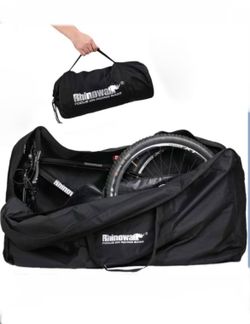 Folding Bike Bag Bicycle Storage Carry Case, Thick Mountain Bike Transport Box, Professional Cycling Cover Accessories Retails $44.65