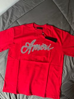 Fall 2026 Bloody Red Amiri Checkered T-Shirt