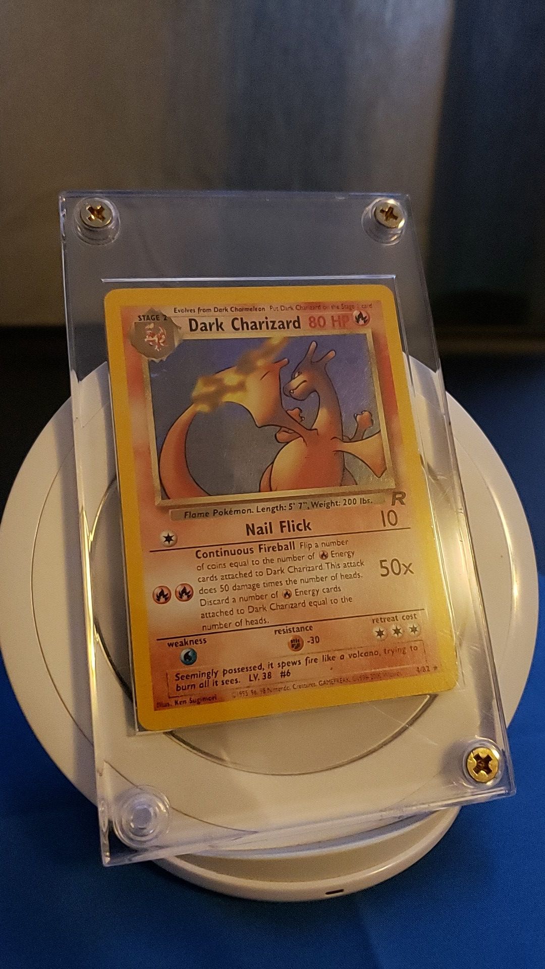Dark charizard pokemon card