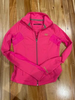 Abercrombie & Fitch Pink Zip-Up Athletic Jacket