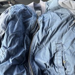 GAP Navy collared full zip