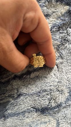 10kT GOLD LA NUGGET RING