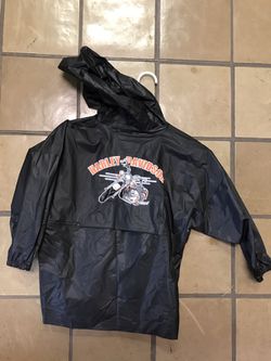 Size 8 kids Harley Davidson raincoat