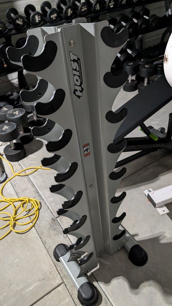 Hoist Vertical Dumbbell Rack 8pair