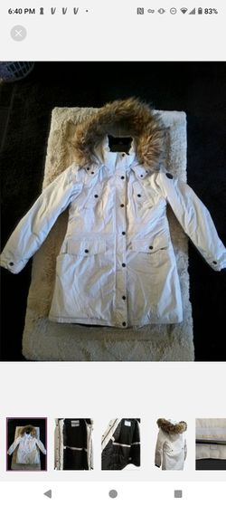Madden Girl Black and White Puffer Jacket