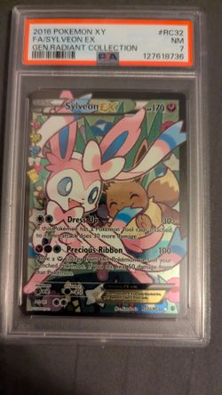 2016 Pokemon XY Fa/Sylveon EX #RC32 PSA 7