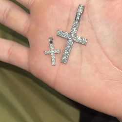 Vvs Moisanite Pendants Tiny And Medium 