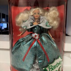 1995 Happy Holidays Barbie Special Edition Doll New Mattel No. 14123