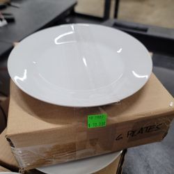 Set of 6 white plates.
7 1/2" diameter
Microwave & dishwasher safe

$10 set of 6 plates

4 sets Available