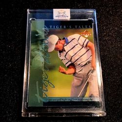 Tiger Woods 2001 Upper Deck TT6 Tiger Sees Highs And Lows! Golf LEGEND 