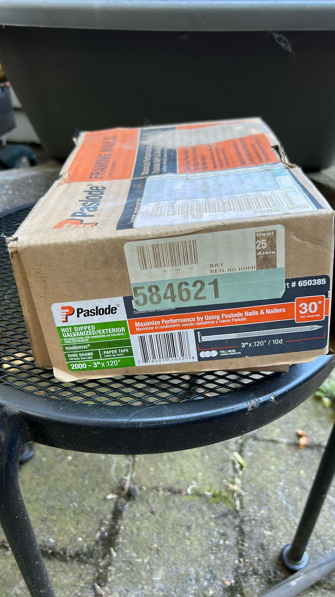 Paslode Galvanized Framing Nails