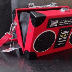 BOOMBOX CLUTCH PURSE***BRAND NEW WITH TAGS***