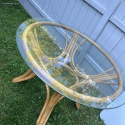 Glass Table Only No Chairs