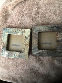 Stone photo frames - Pier 1. New