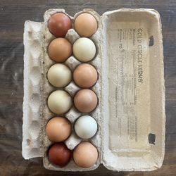 Fresh Organic Pasture Raised Eggs 