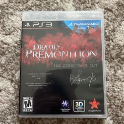 Deadly Premonition For Playstation 3