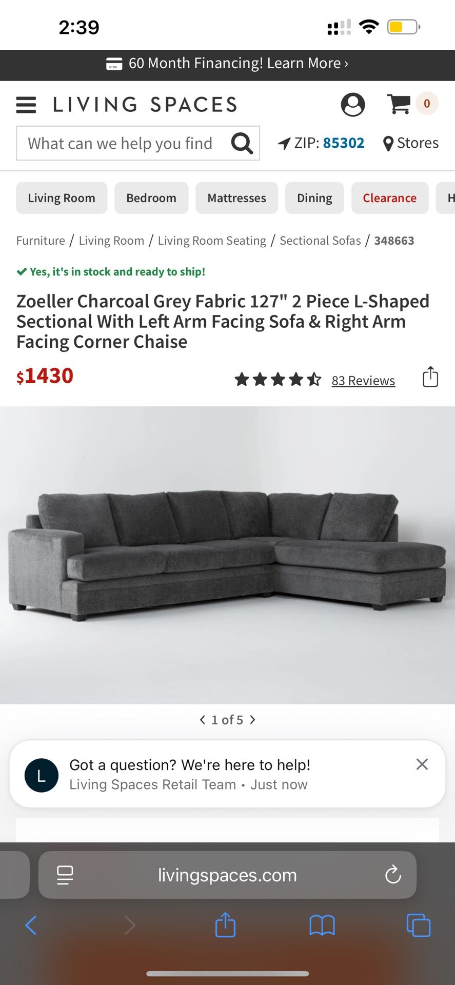 Sectional Couch