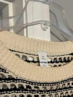 Old Navy Crochet Knit Sweater XS