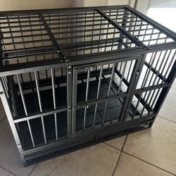 Heavy Duty Dog Crate – 26” x 37” x 29”