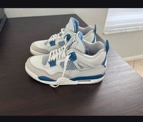 Air Jordan 4 Retro Military Blue 2024 Size 9.5 With Proof it’s Real